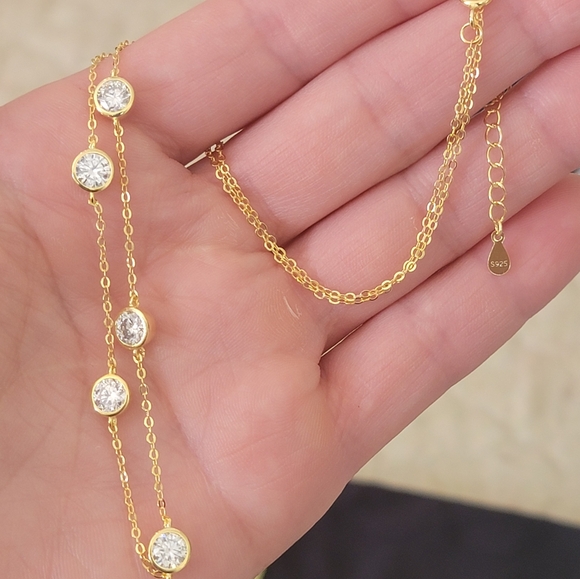 2.5 carat Moissanite necklace - Picture 5 of 5